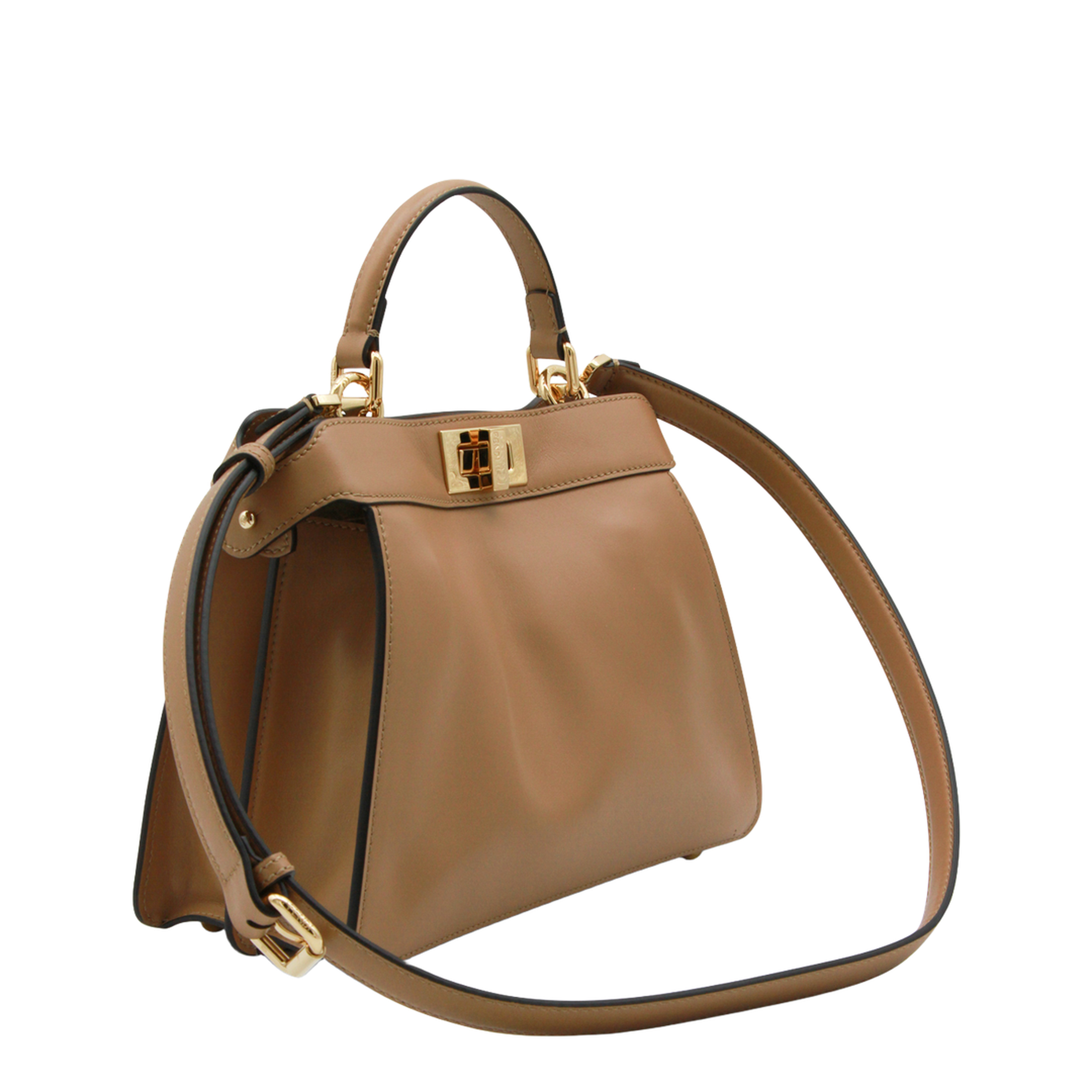 Peekaboo ISeeU Small Leder Beige - Image 3
