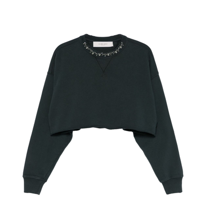 Organic Cotton Cropped Sweatshirt - Image 1