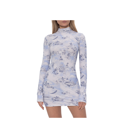 FRESCO SECOND SKIN SHORT DRESS PINK - Image 5