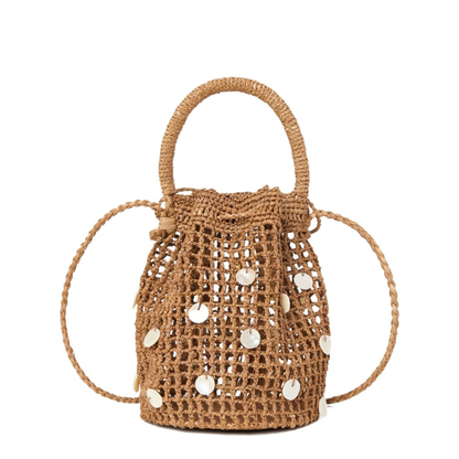 Rafia Bucket Bag - Image 3