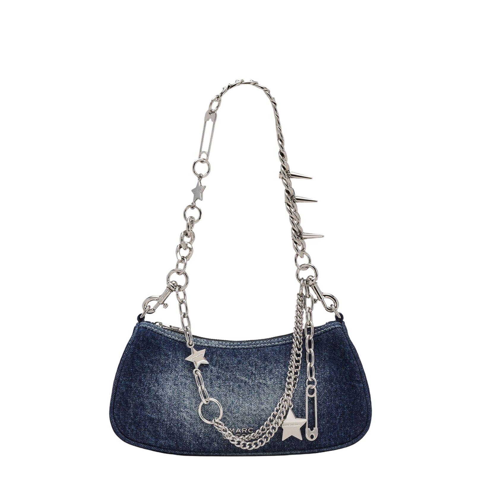 Denim Shoulder Bag - Image 1