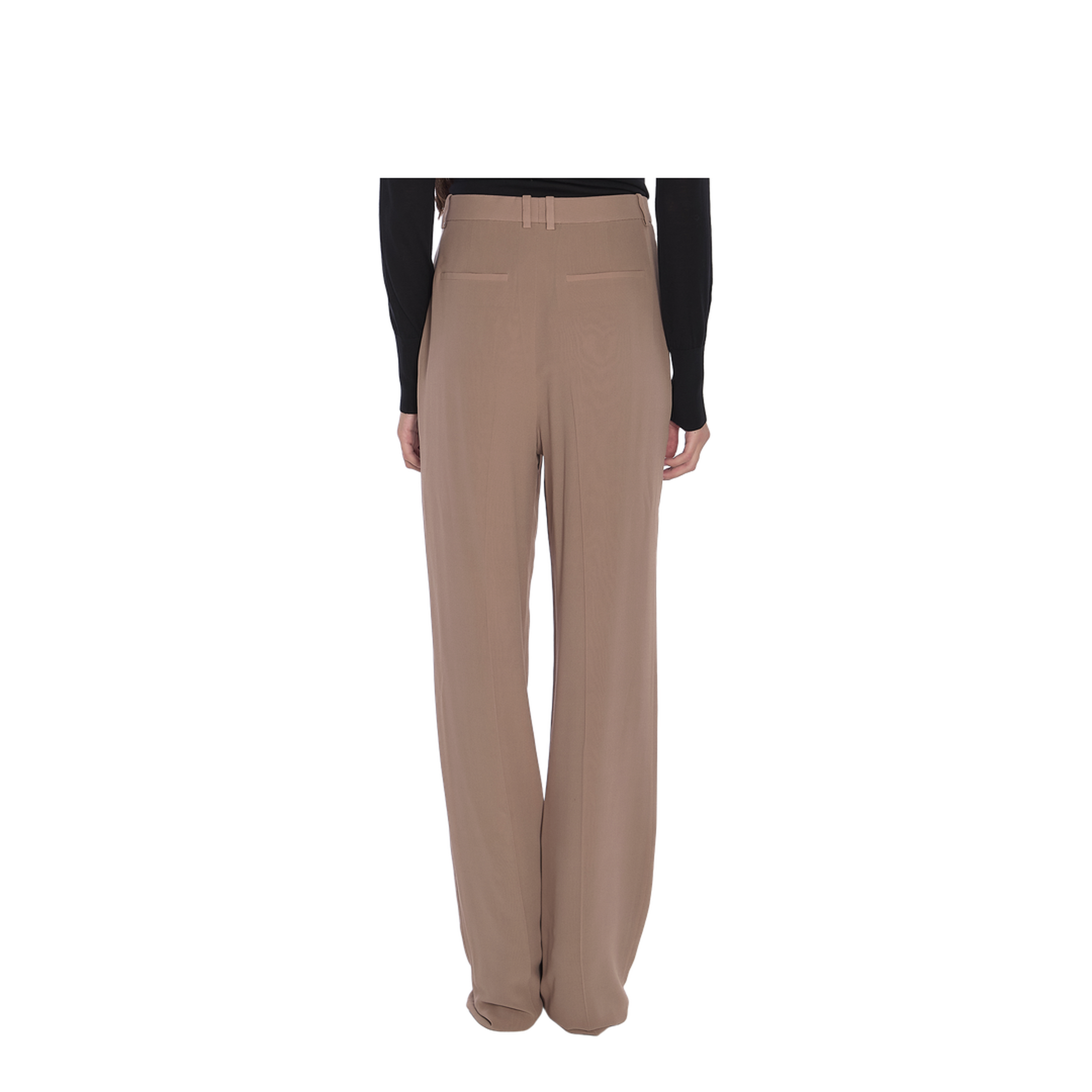 Silk Crêpe Trousers - Image 4