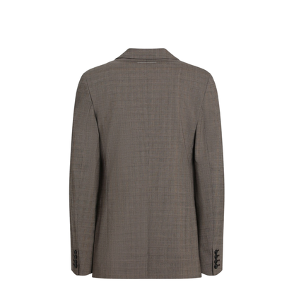Single-breasted Jacket Brown in Wool Blend - Image 2