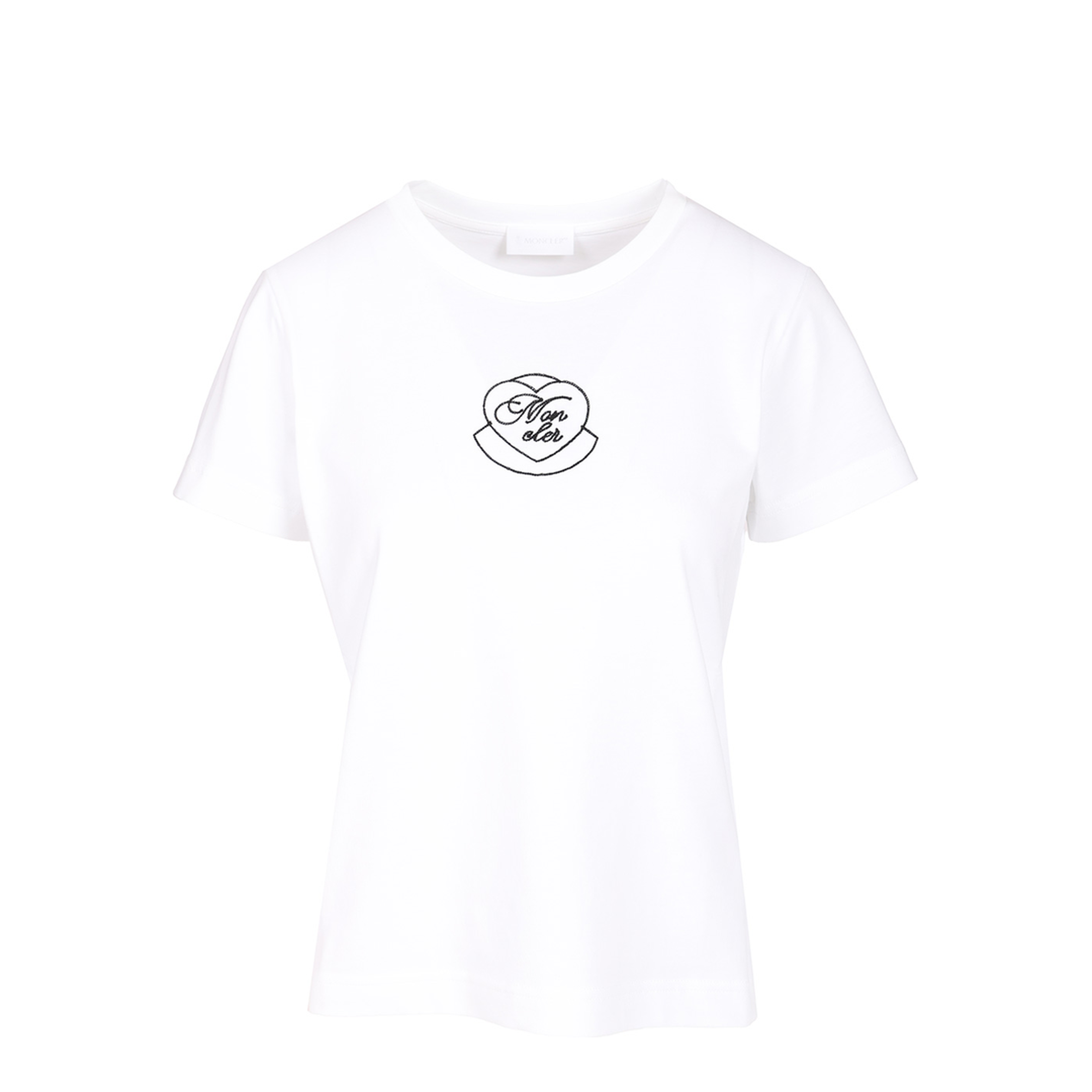 Women's Logo Cotton T-Shirt White - Image 1