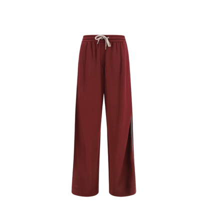 Cotton And Silk Track Pants - Image 1