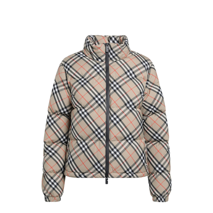 Sand Check Ambleside Down Jacket - Image 1
