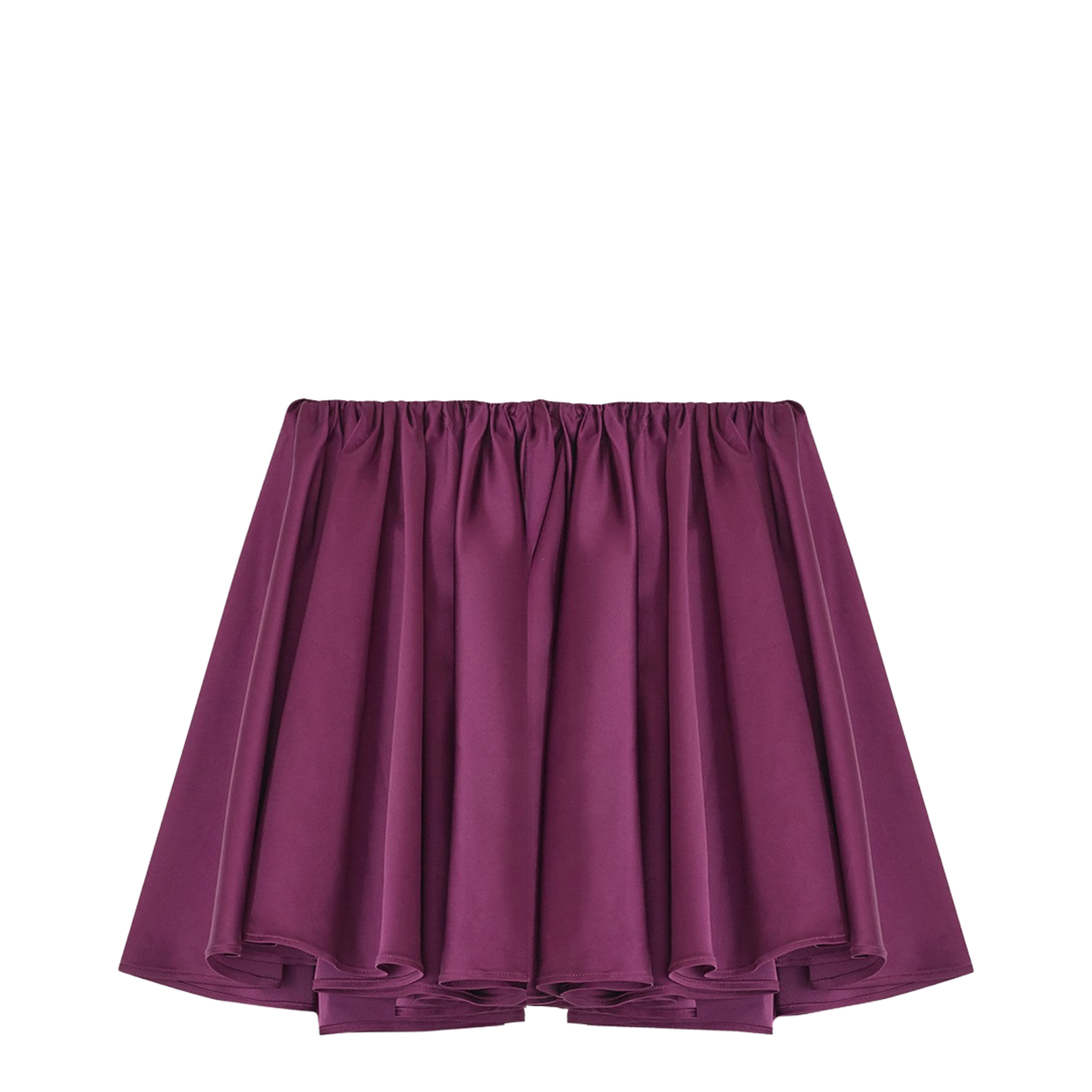 Miniskirt with Drape - Image 2