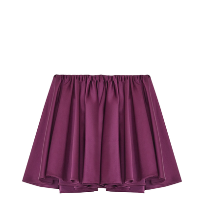 Miniskirt with Drape - Image 2
