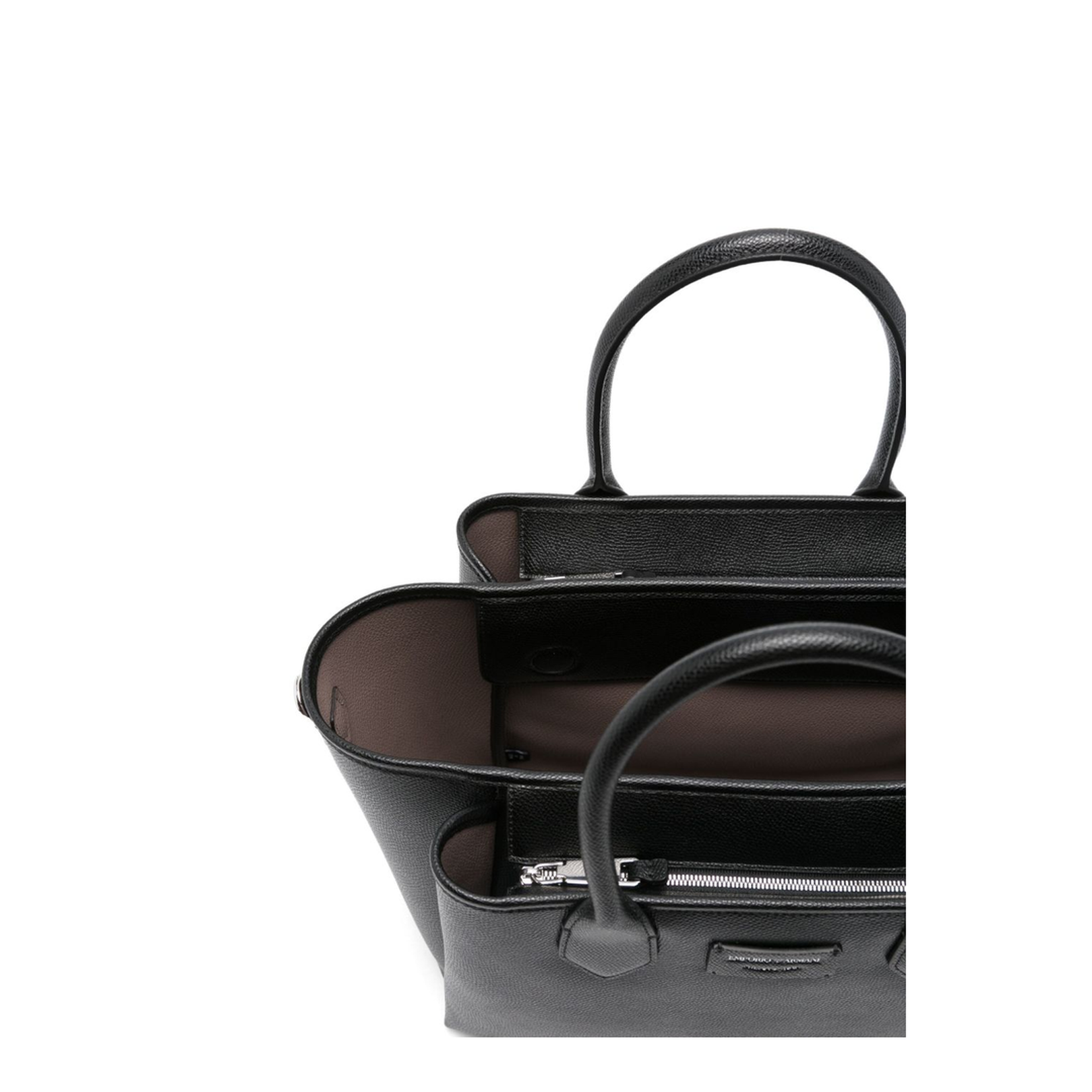 Medium Shopper Bag with Palmellato Finish - Image 3