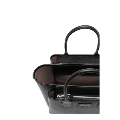 Medium Shopper Bag with Palmellato Finish - Image 3