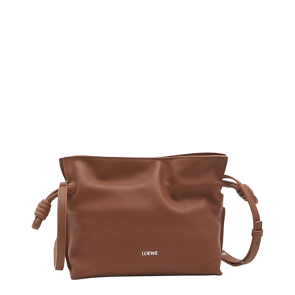 Flamenco Mini Calfskin Clutch Bags - Squirrel - Image 1