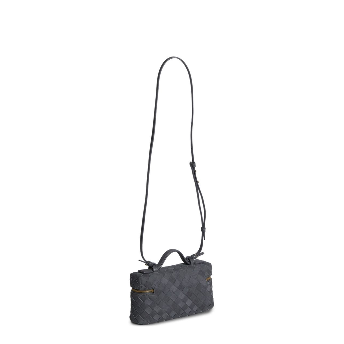 Bang Bang One Size Lambskin Vanity Case - Cloudy Indigo/Gravel - Image 2