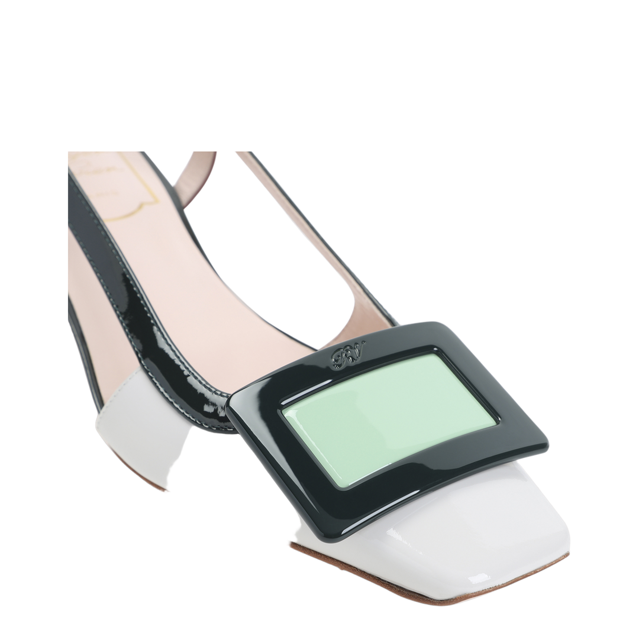 Lacquered Buckle 45 Pumps - Image 6