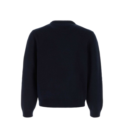 Midnight Blue Wool Sweater - Image 2
