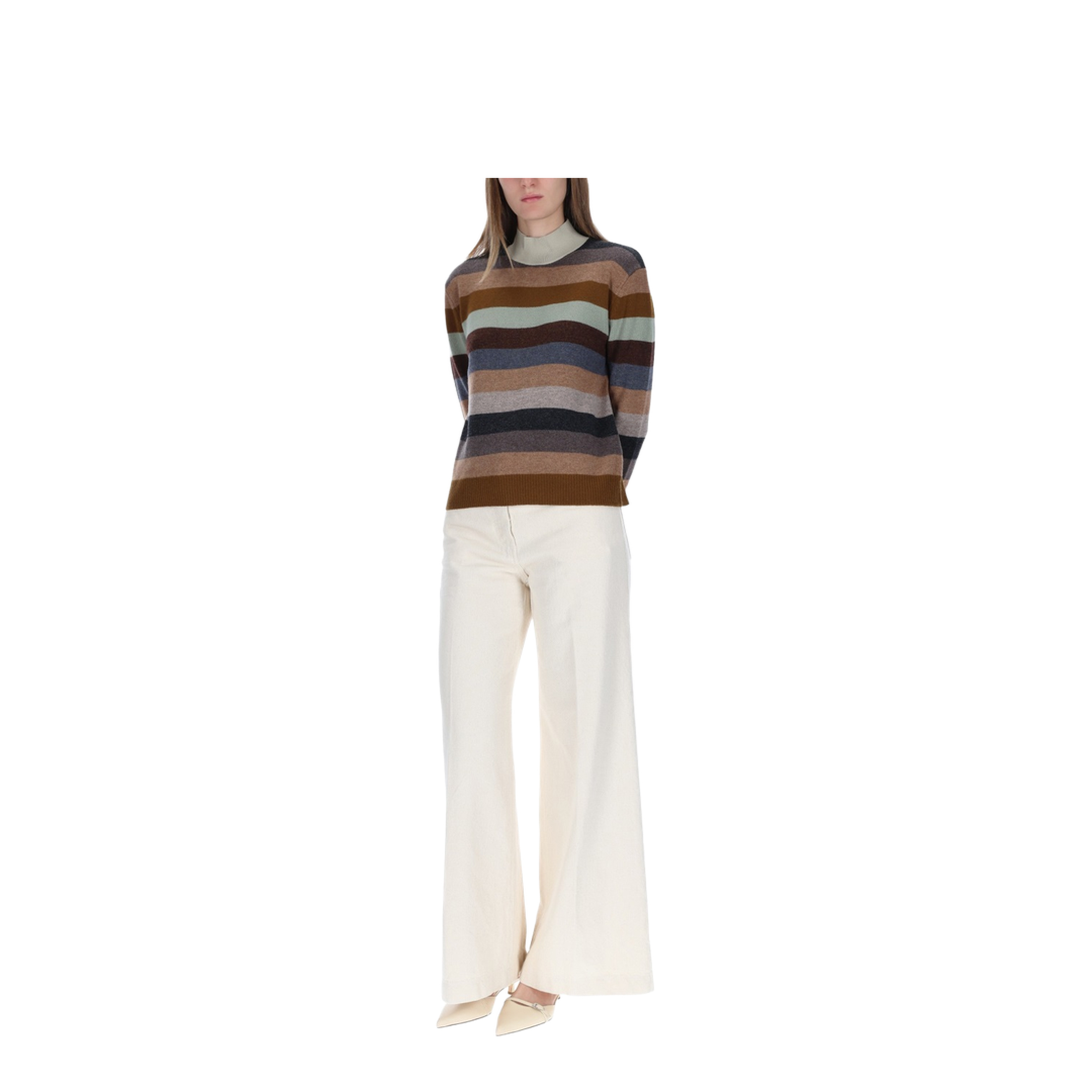 Striped Wool Jumper - Image 2