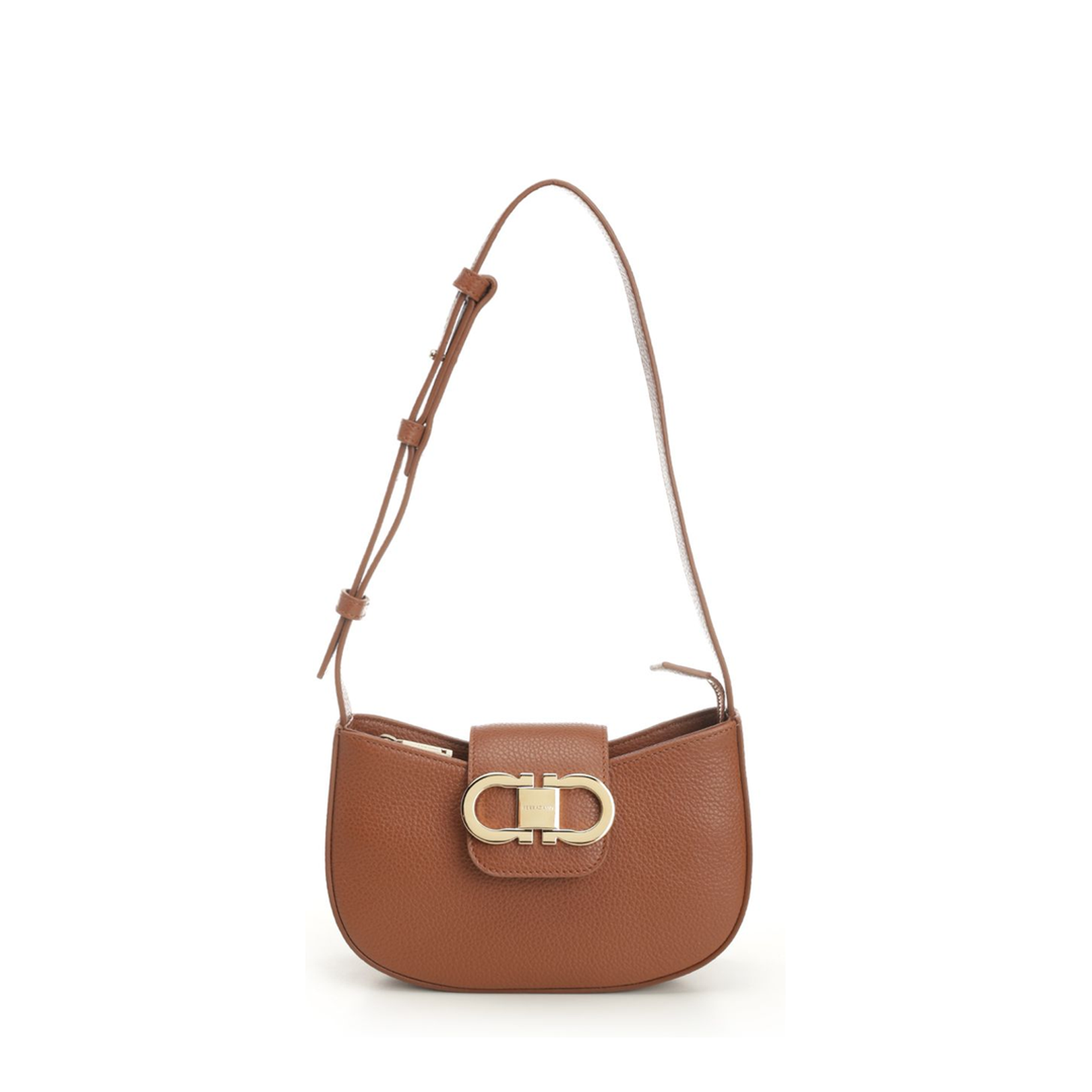 Minibag Double Gancino Small Leather Goods in White - Image 1