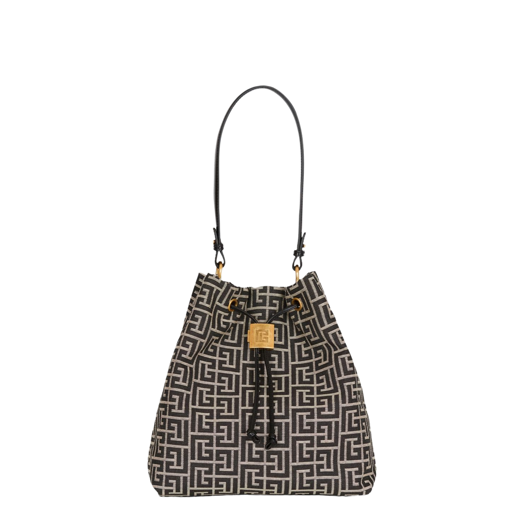 Pulse Monogram Jacquard Backpack - Black - Image 1