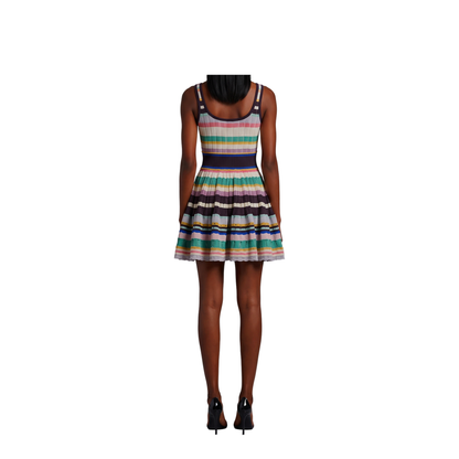 Multicolour Crinoline Mini Dress - Image 2