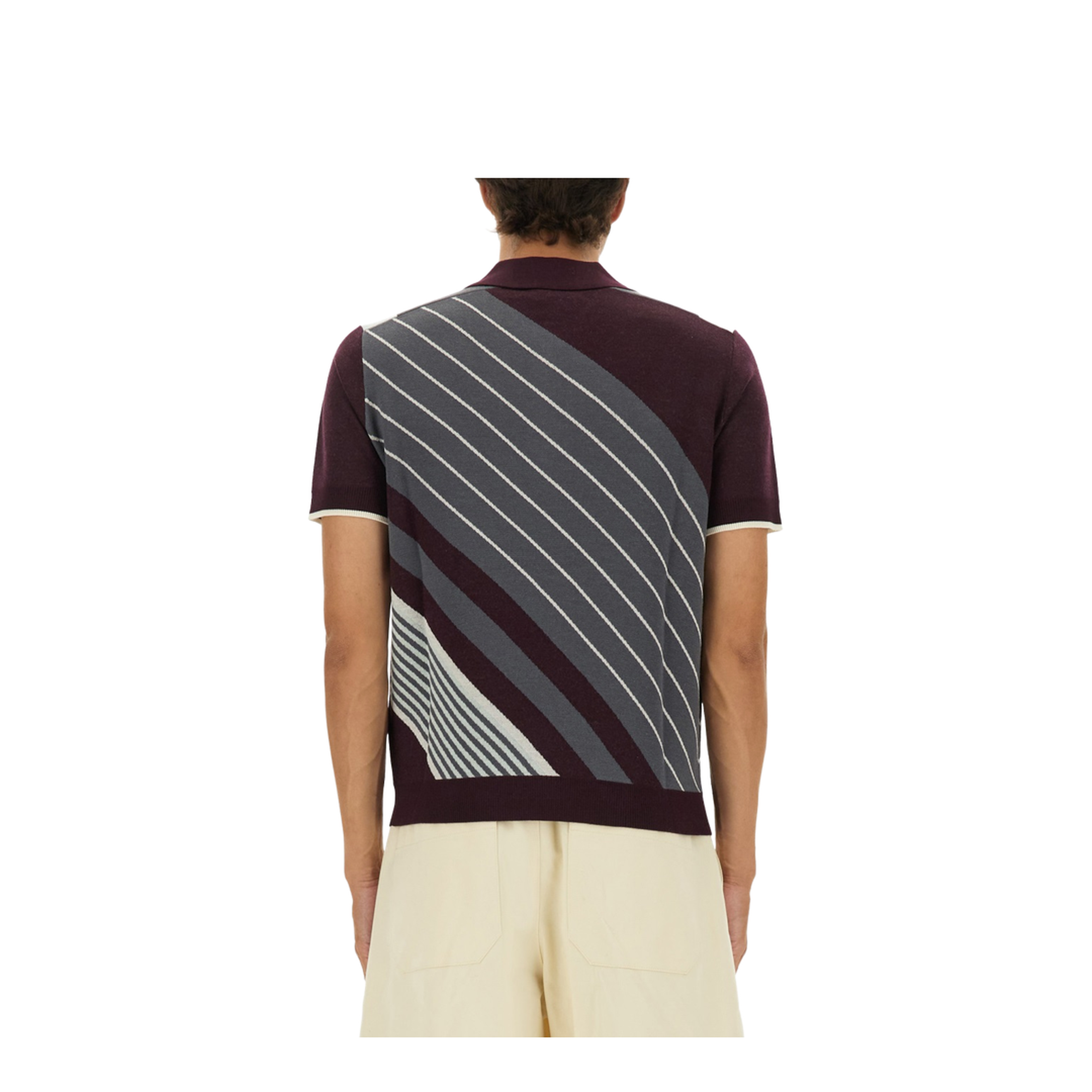 Diagonal Tennis Polo Shirt - Image 3