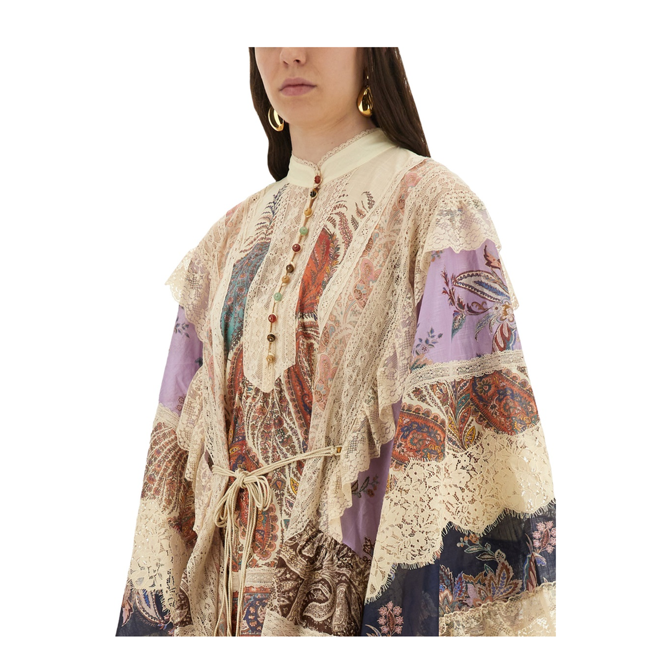 Rhiannon Printed Cotton Mini Dress - Image 3