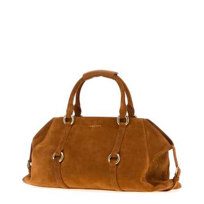 Farringdon Handbag Suede Medium Caramel - Image 2