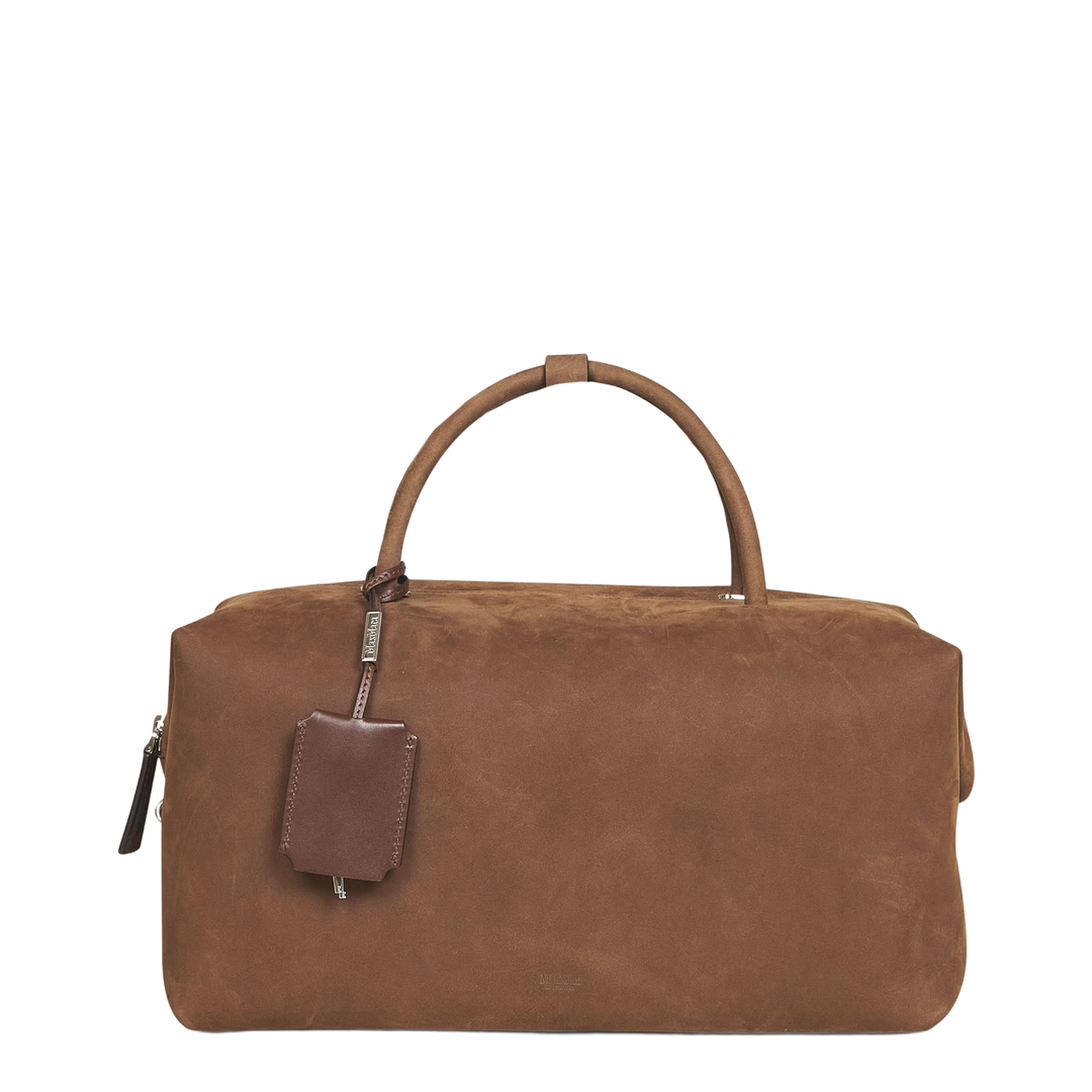 Holdall Medium Shoulder Bag Suede Brown - Image 1