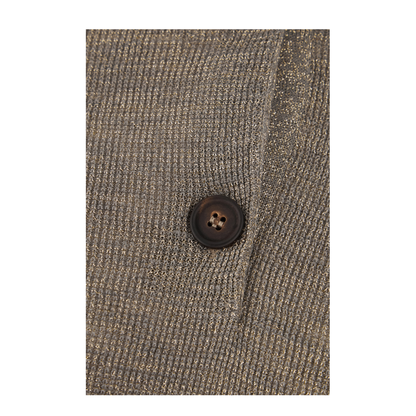 Dove Grey Linen Blend Polo Shirt - Image 3