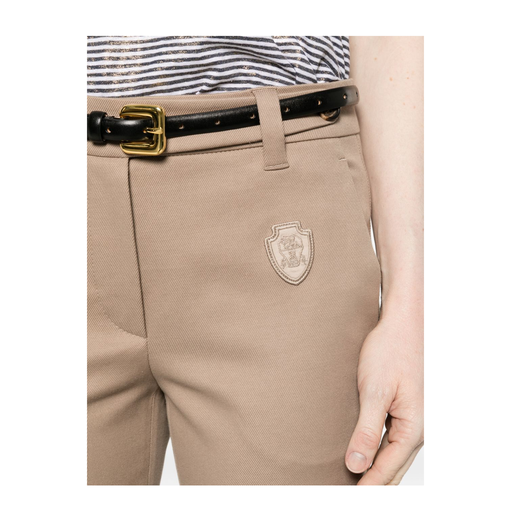 Women's Cotton Pants Brown - Image 5