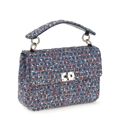 Rockstud Spike Tweed Handbag - Image 2