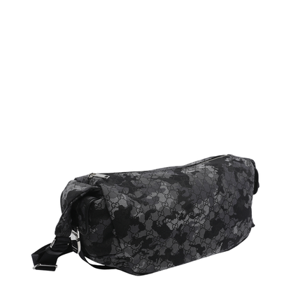 GG Canvas Large Canvas Crossbody Bag - Black and Grey Camouflage - Image 1