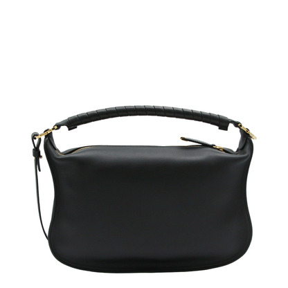 Marcie Small Calfskin Shoulder Bag - Black - Image 5