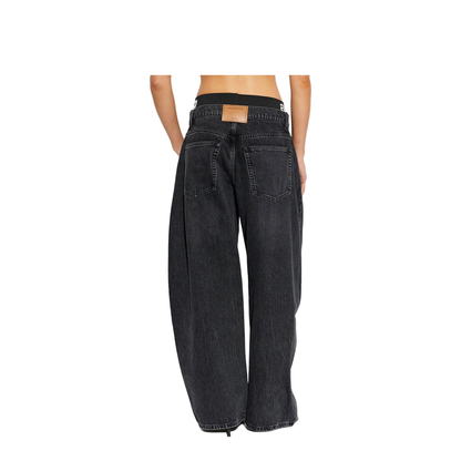 Blow-Up Jeans with Logo Bike Short Waistband - Image 4