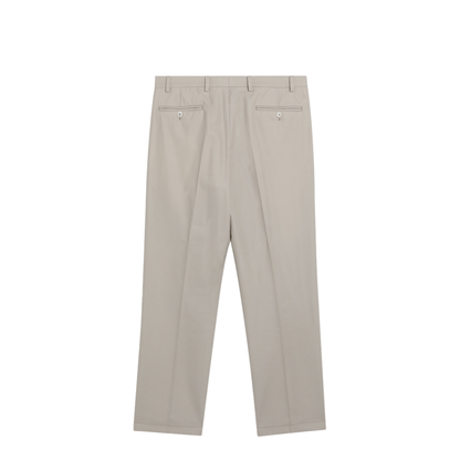 Sand Cotton Trousers With Key Ring - Image 2