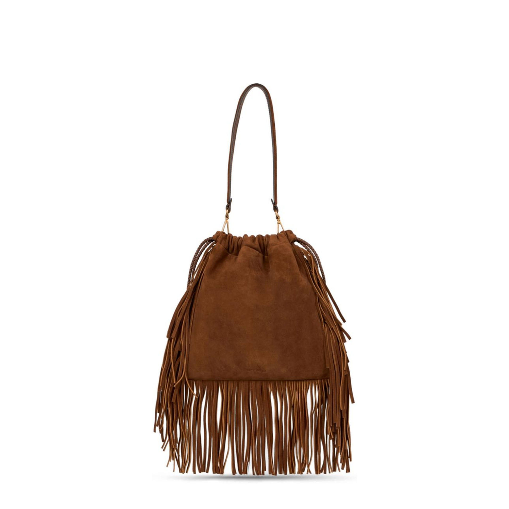 Kalispera Medium Suede Bag - Brown - Image 4