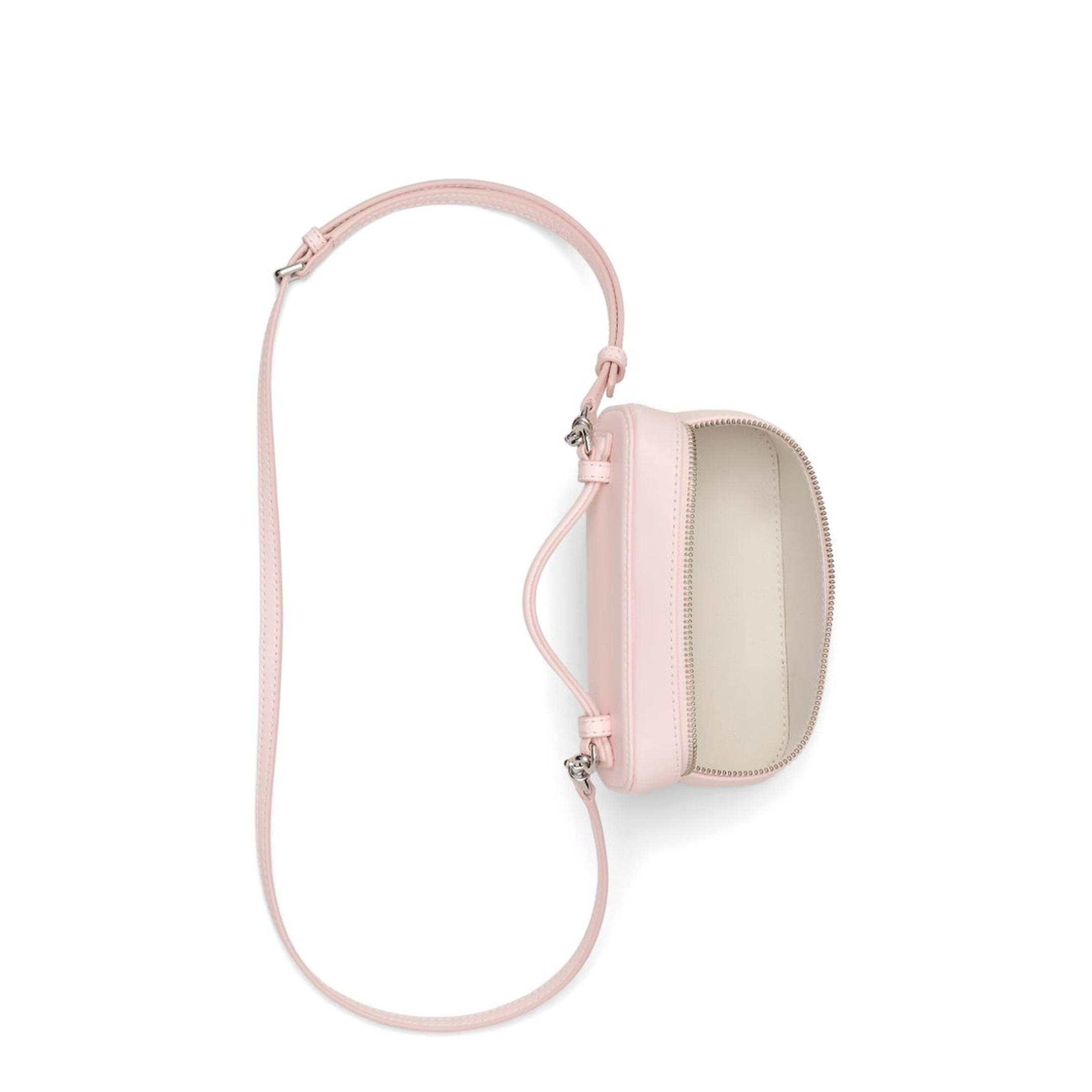 Scene Medium Smooth Leather Vanity Bag - Powder Pink - Image 6