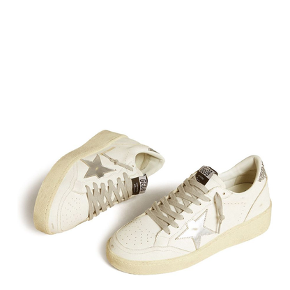 Ball Star with Silver Leather Star and Silver Glitter - Image 2