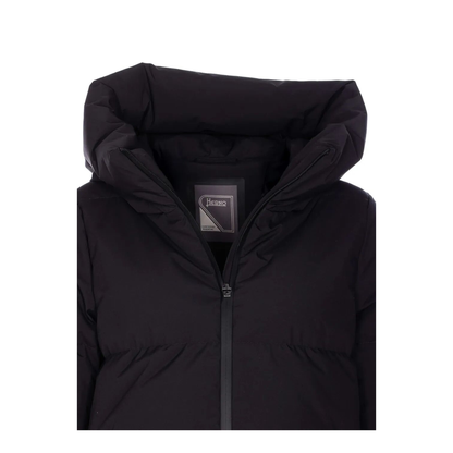 Hooded Short Down Jacket - Image 4