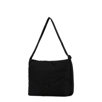 Monaco Sling Black Nylon Shoulder Bag - Image 3