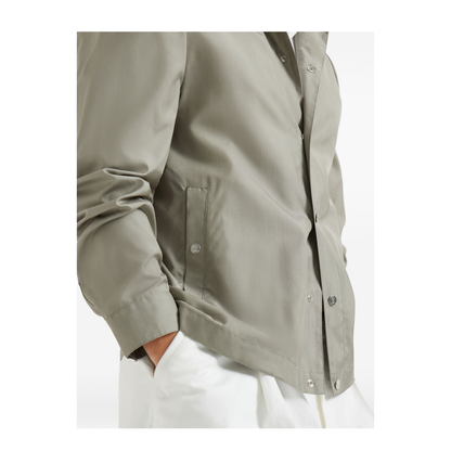 Men's Silk Blend Jackets - Grey - Image 4
