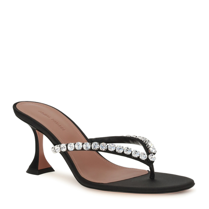 Crystal-Embellished Thong Sandals - Image 2
