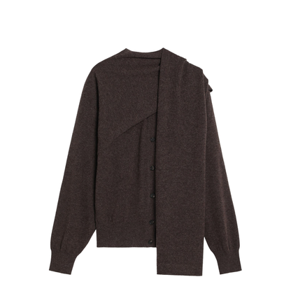 Clay Mélange Cashmere Cardigan - Image 1