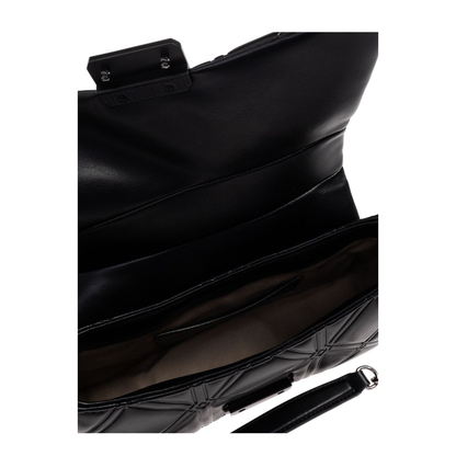 Cassandra Small Imitation Leather Shoulder Bag - Nero - Image 2