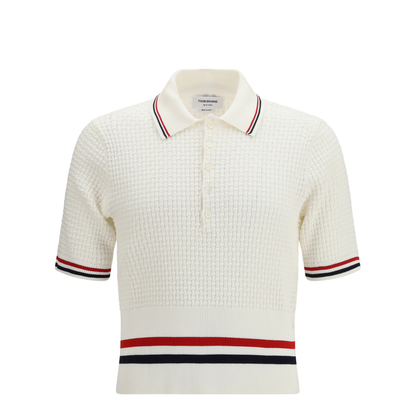 Woven Cotton Polo - Image 1