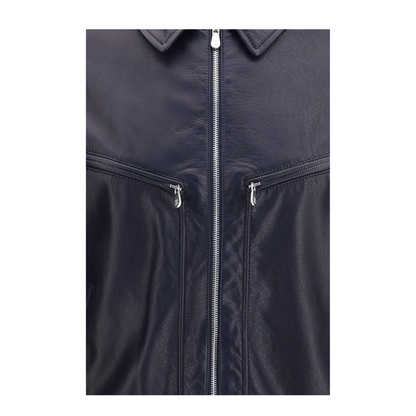 Leather and Knit Jacket - Image 3
