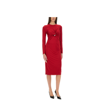 Red Fabric Dress - Image 2