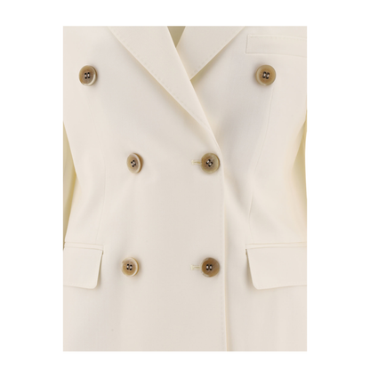 Double-Breasted Wool-Blend Blazer - Image 3