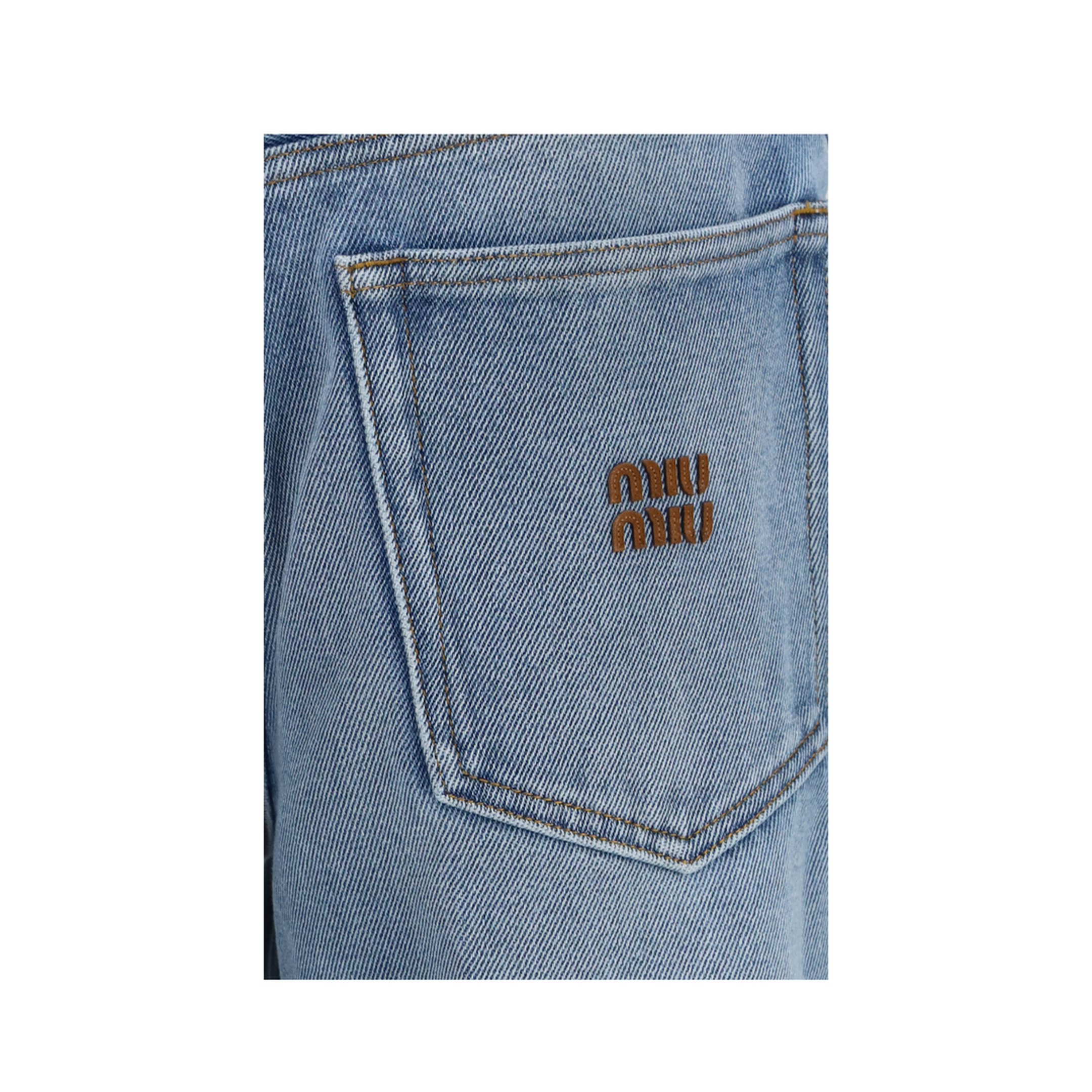 Washed Denim Five-Pocket Jeans - Image 3