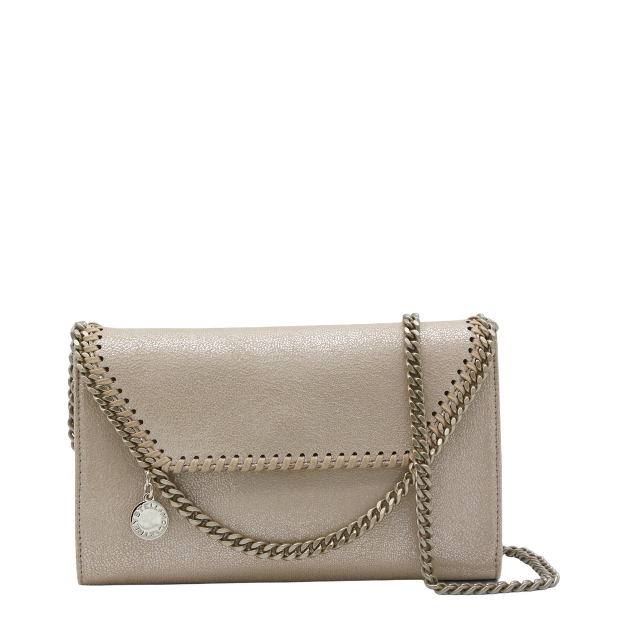 Falabella Polyester Wallet On Chain - Gold - Image 2