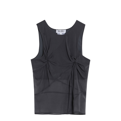 Gray Silk Tank Top - Image 1
