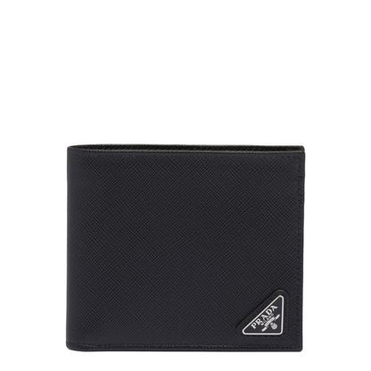 Saffiano Leather Wallet with Coin Purse - Nero (Black) - Image 1